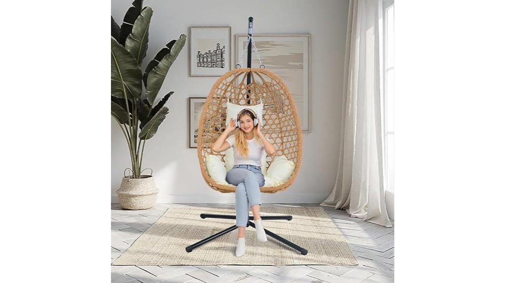 versatile indoor outdoor egg chair