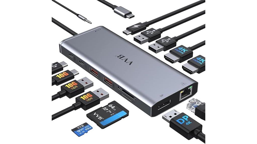 versatile usb c docking hub