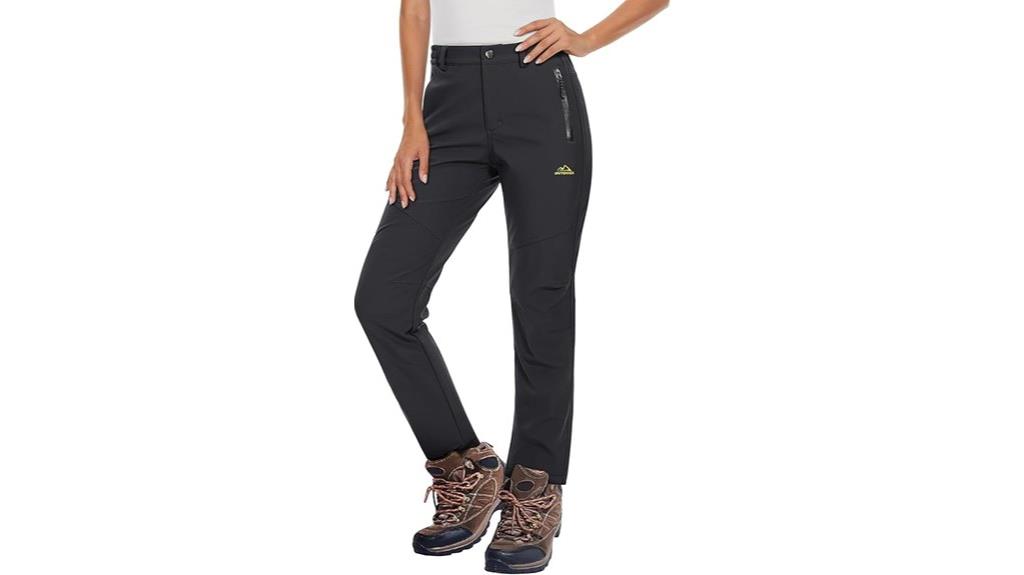 waterproof fleece lined ski pants