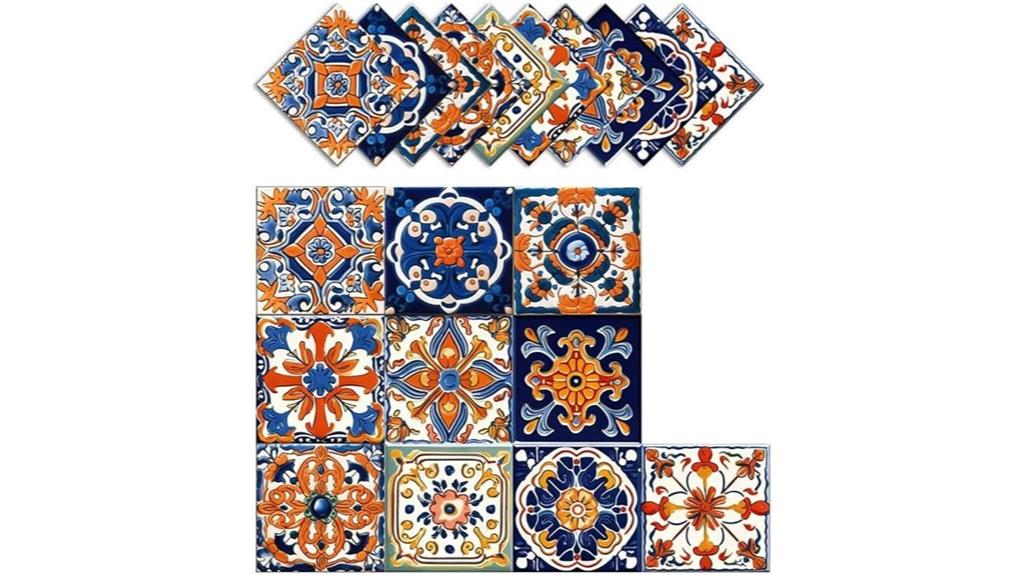 waterproof moroccan tile stickers