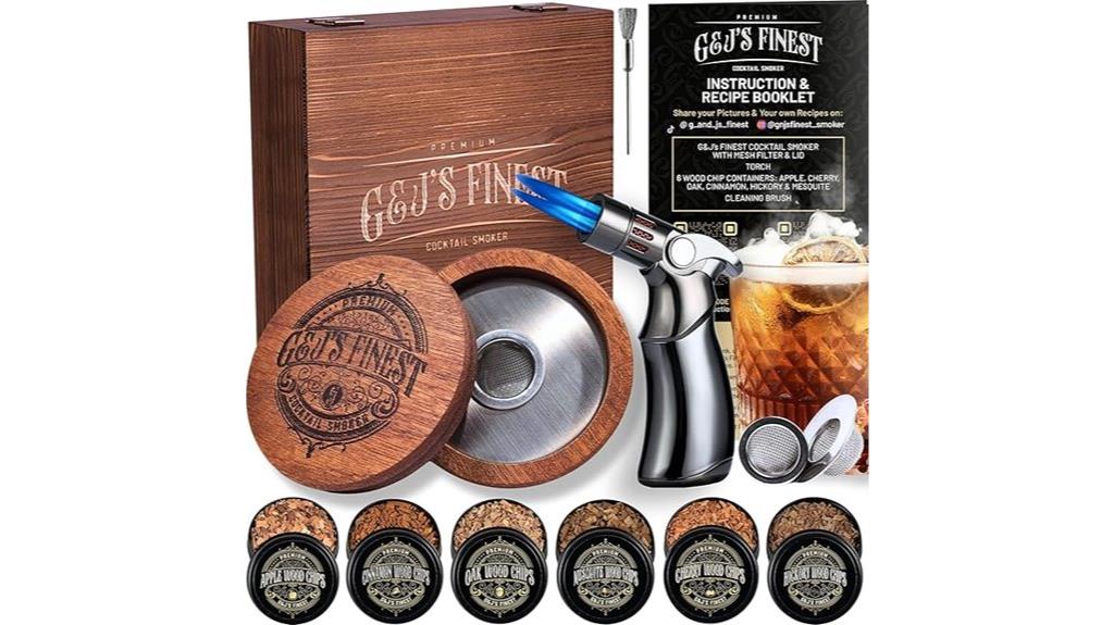 whiskey smoking kit set