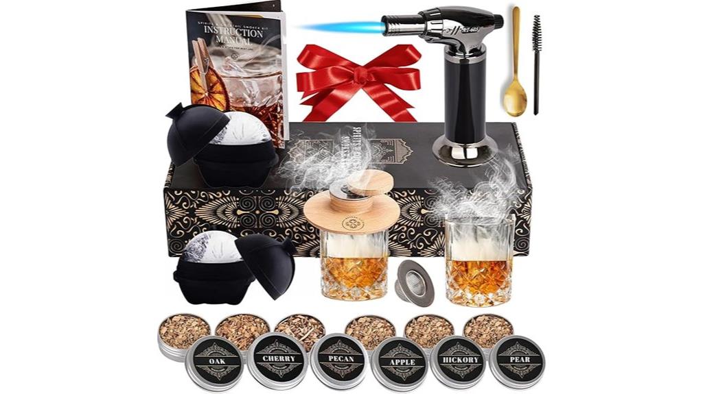 whiskey smoking kit set