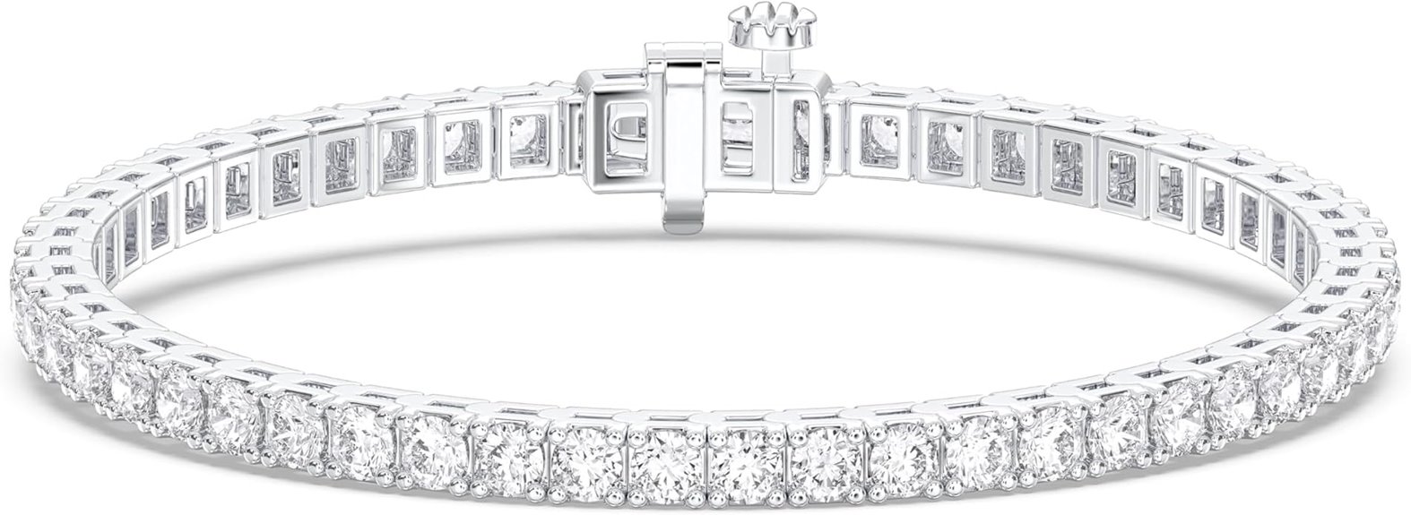 white gold diamond tennis bracelet