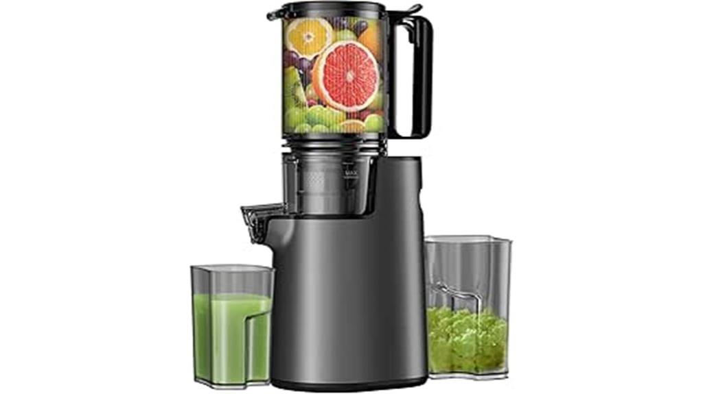 wide feed juicer efficiency
