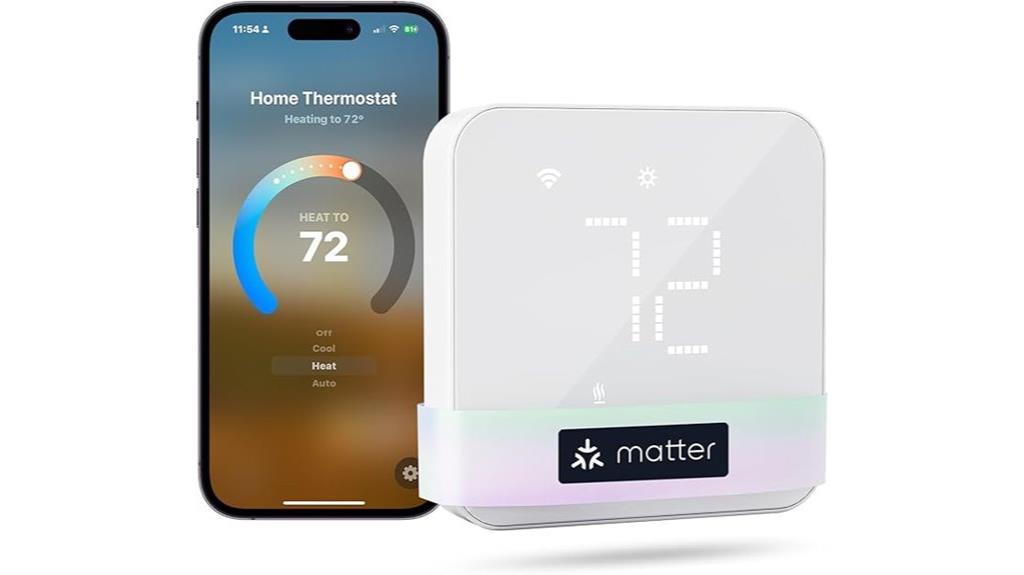 wifi enabled smart home thermostat