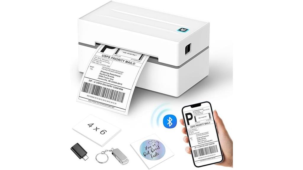 wireless bluetooth label printer