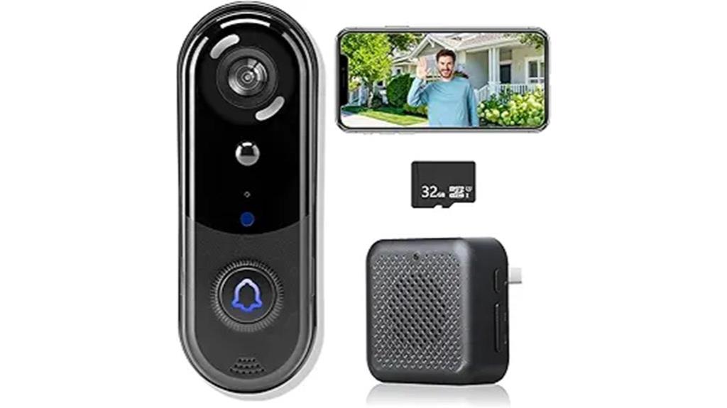 wireless doorbell with video