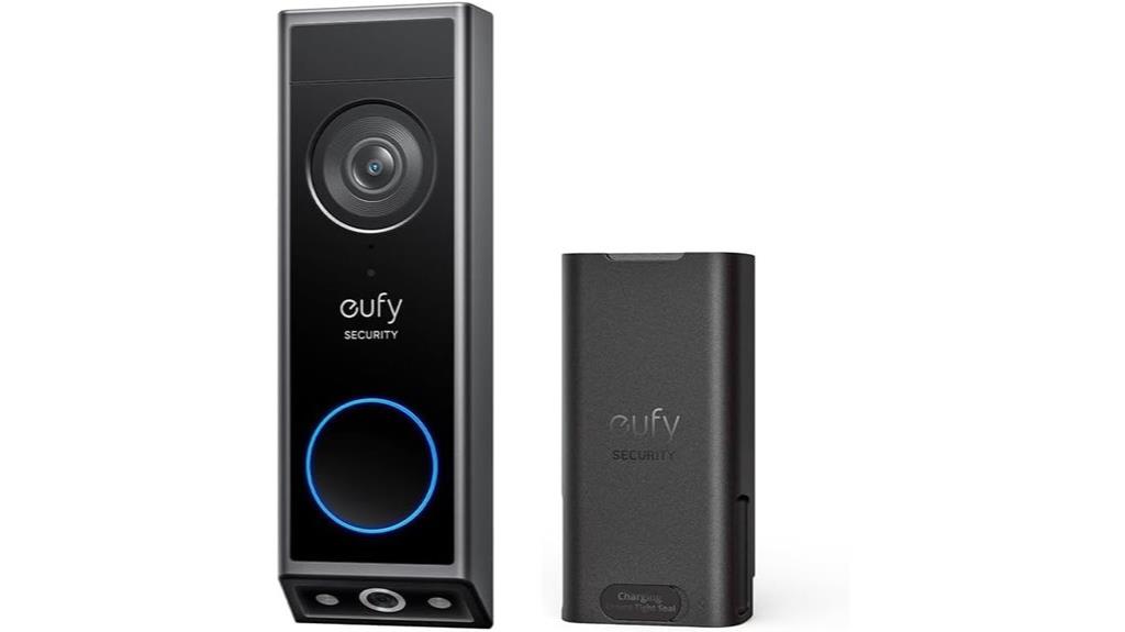 wireless dual camera doorbell