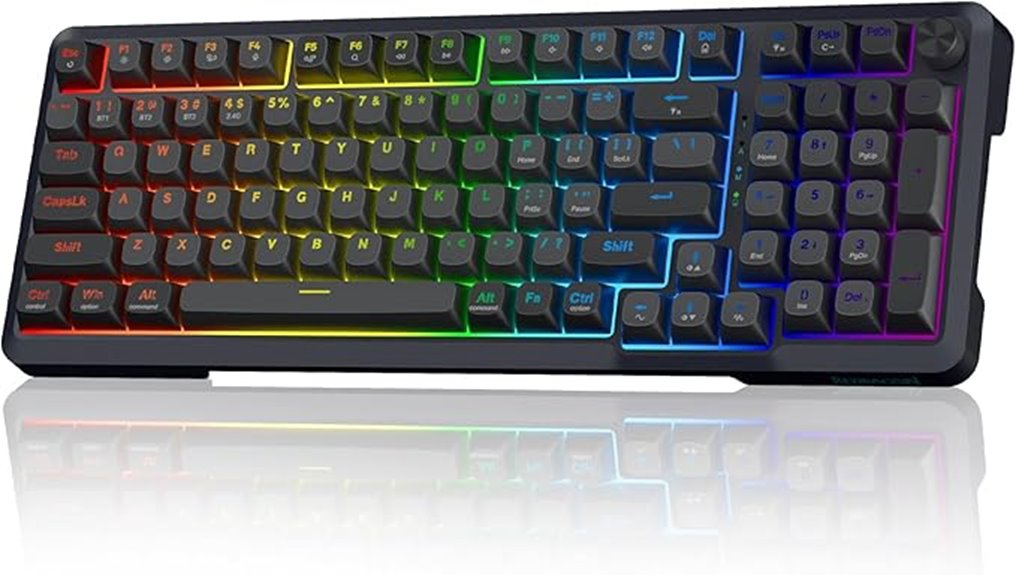 wireless rgb mechanical keyboard