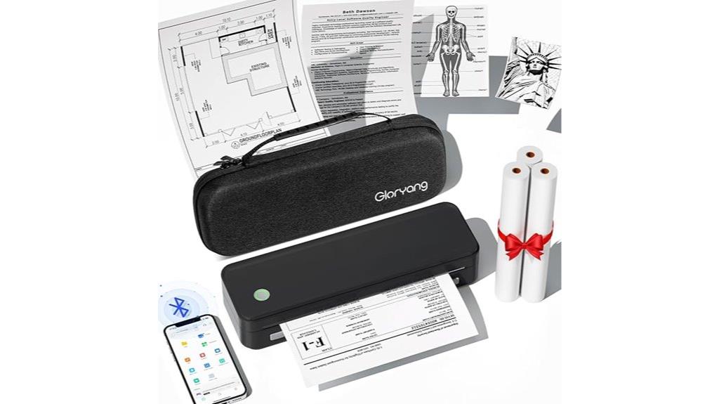 wireless travel thermal printer