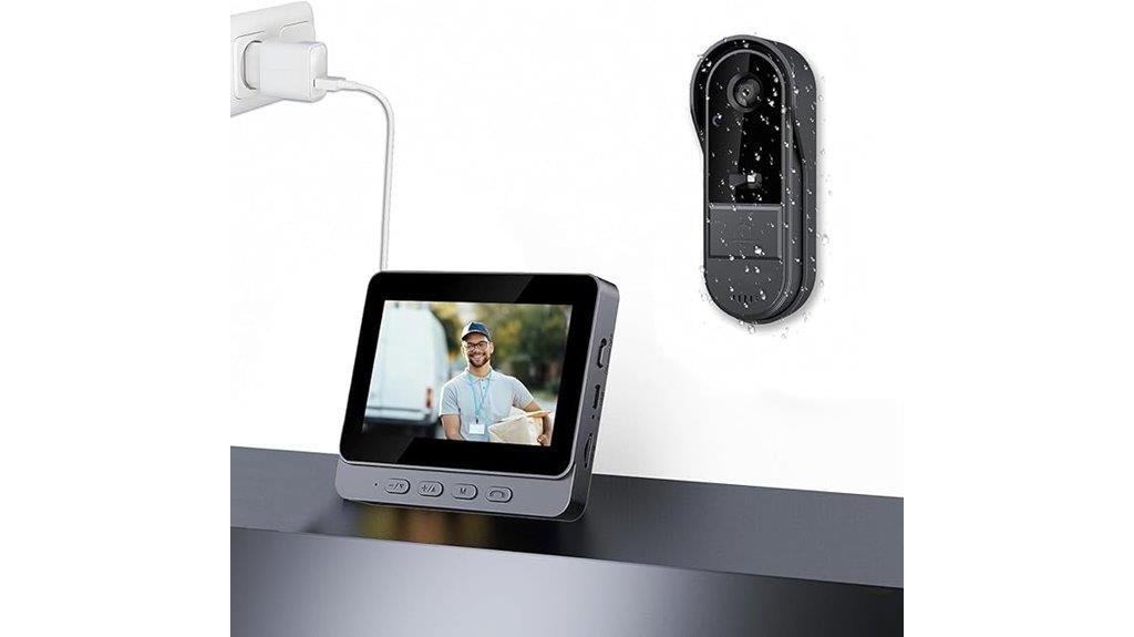 wireless video doorbell features