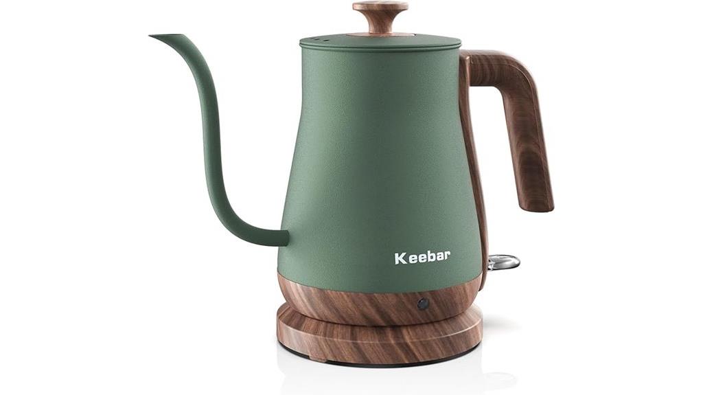 wood handle electric kettle