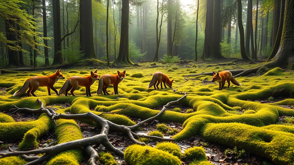 animals form voronoi territories