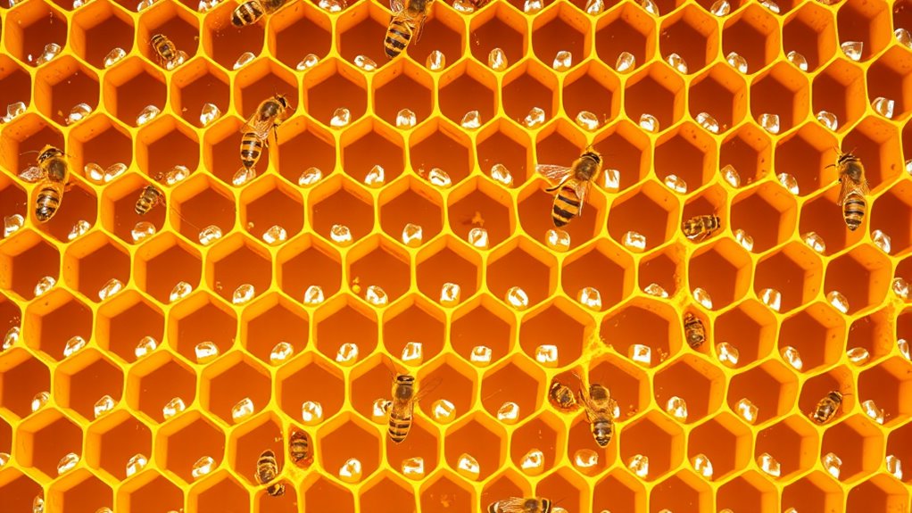 bees efficient hexagonal design