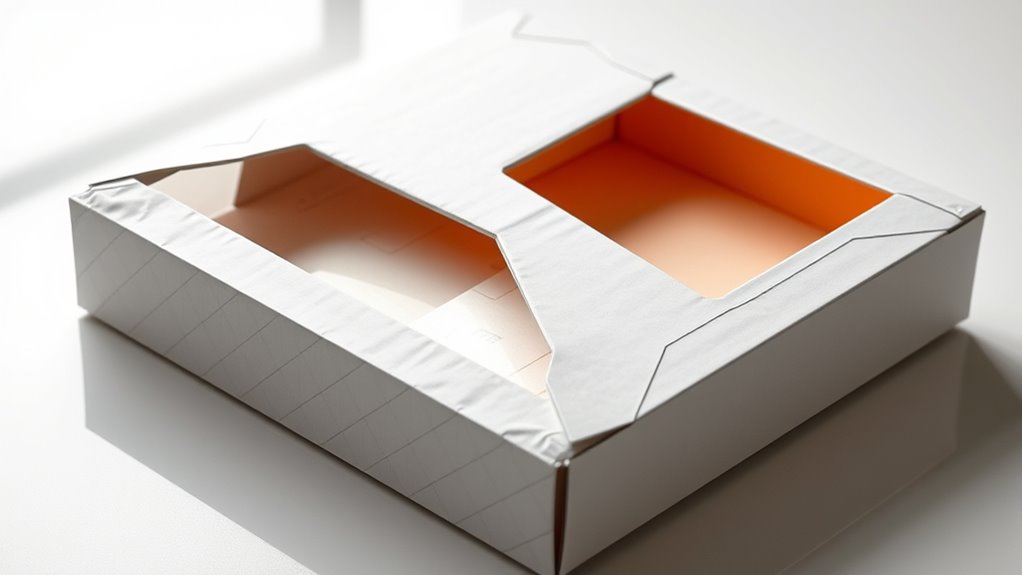 box packaging structural elements