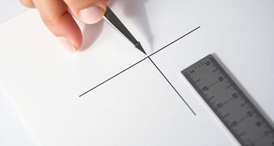 constructing angle bisector accurately