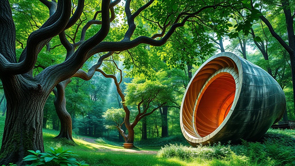 curves in art nature