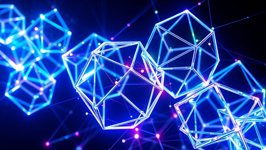 discrete quantum fabric structure