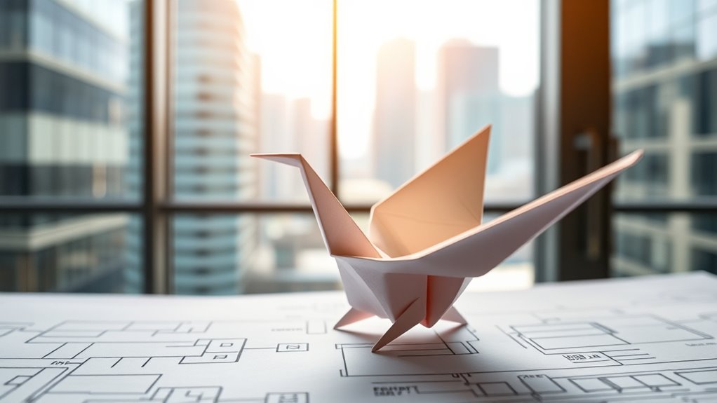 folding art meets architecture