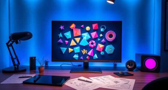 geometry shapes video game design