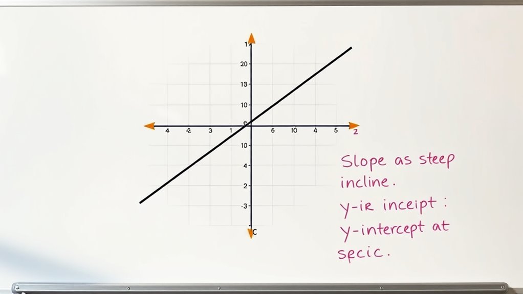 graph slope intercepts visualization