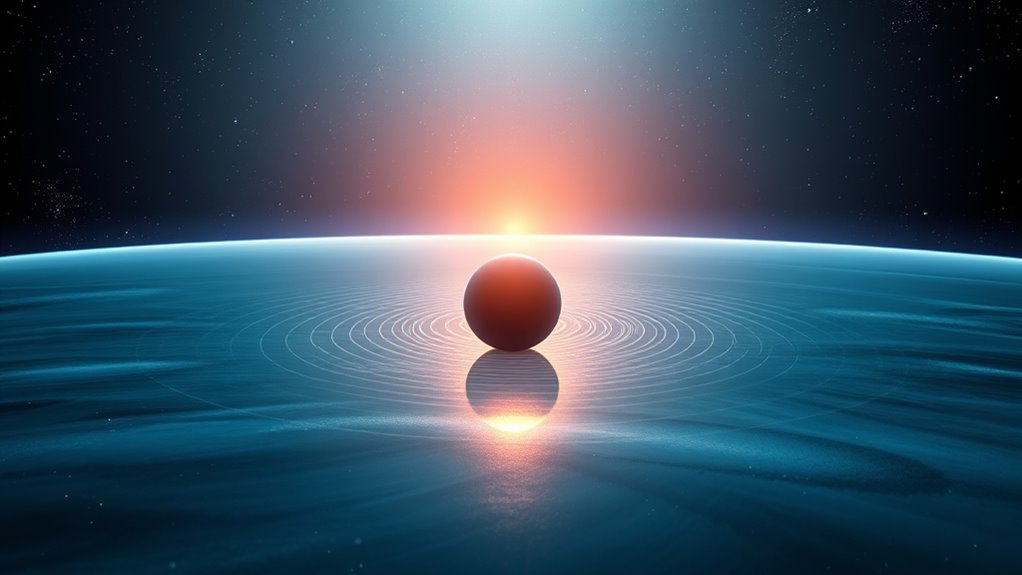 gravity shapes spacetime geometry