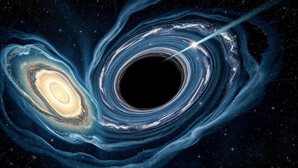 gravity warps space time