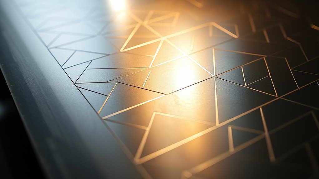 laser cutting geometrical designs
