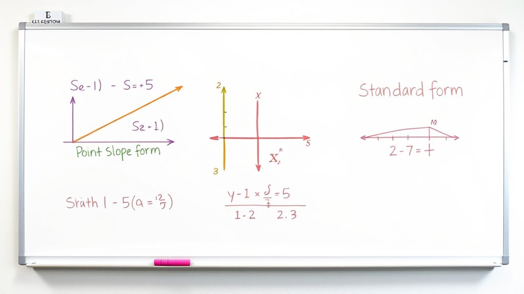 line equations forms comparison