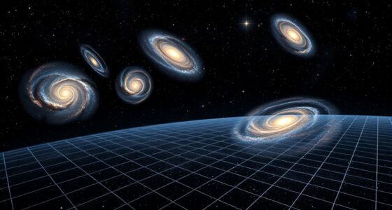 mass influences space time geometry