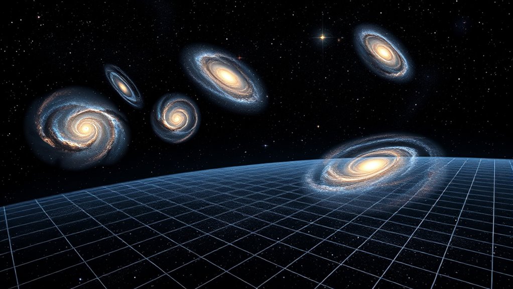 mass influences space time geometry