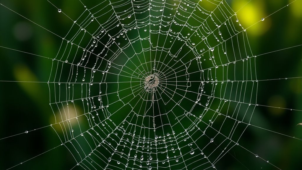 radial symmetry in webs