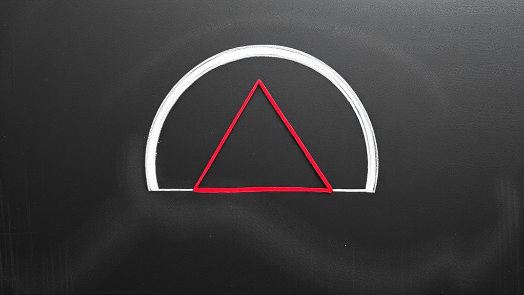 right angle in semicircle