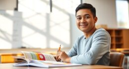 student overcomes geometry anxiety