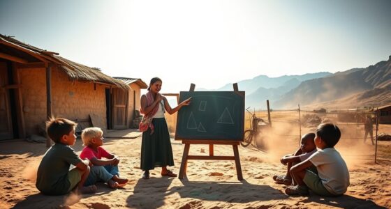 teaching geometry in remote villages