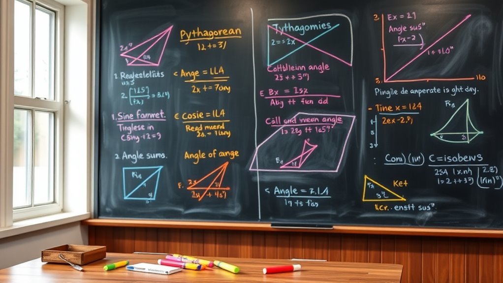 trigonometric identities and formulas