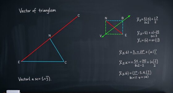 vector triangle problem solving