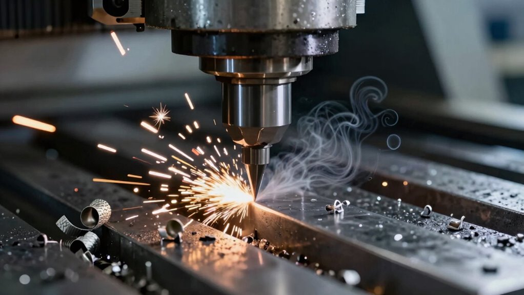 adjust feed rate and tool sharpness