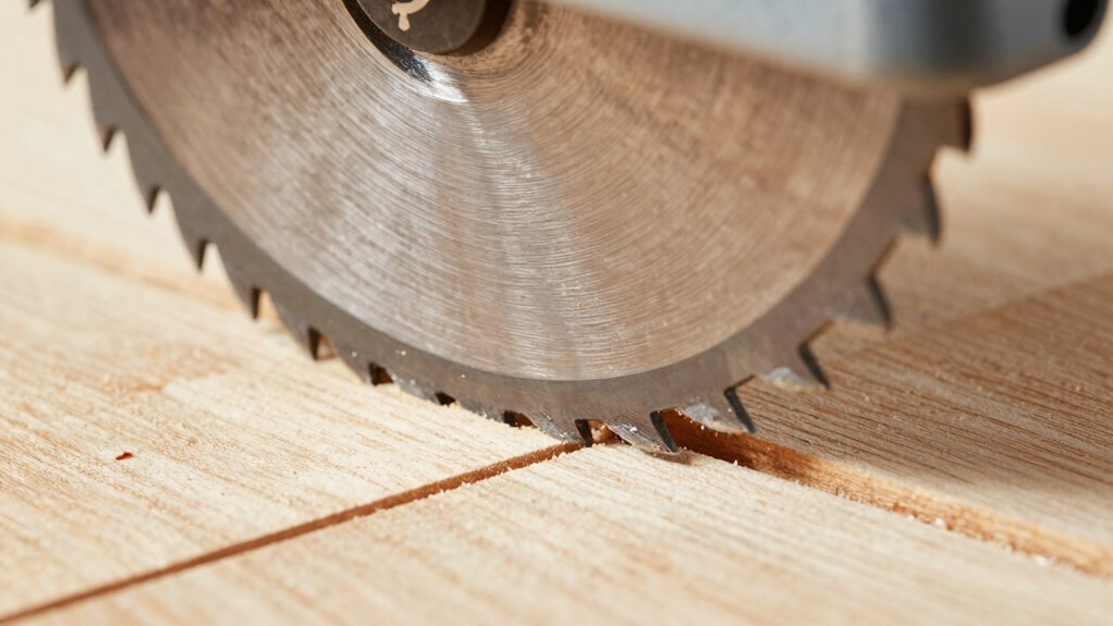 blade thickness influences cut precision