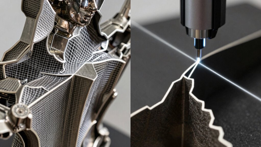 captures intricate surface details