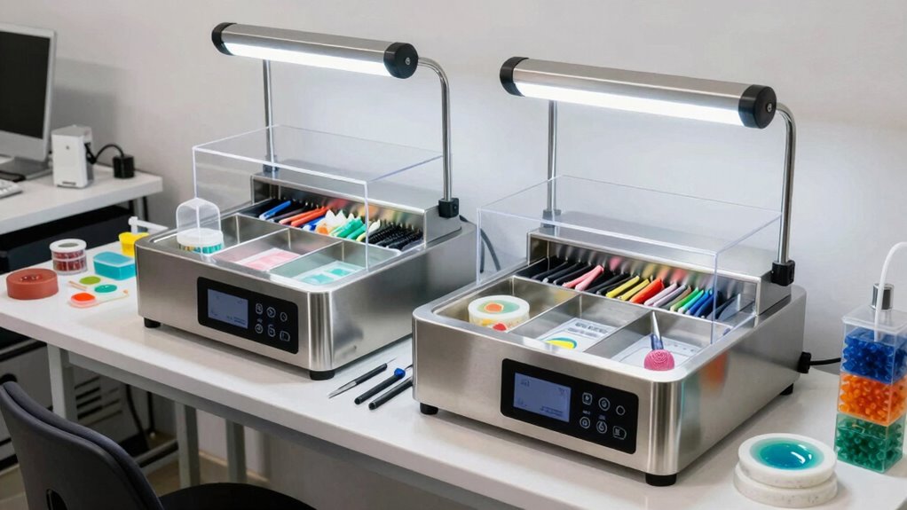 choosing resin wash station