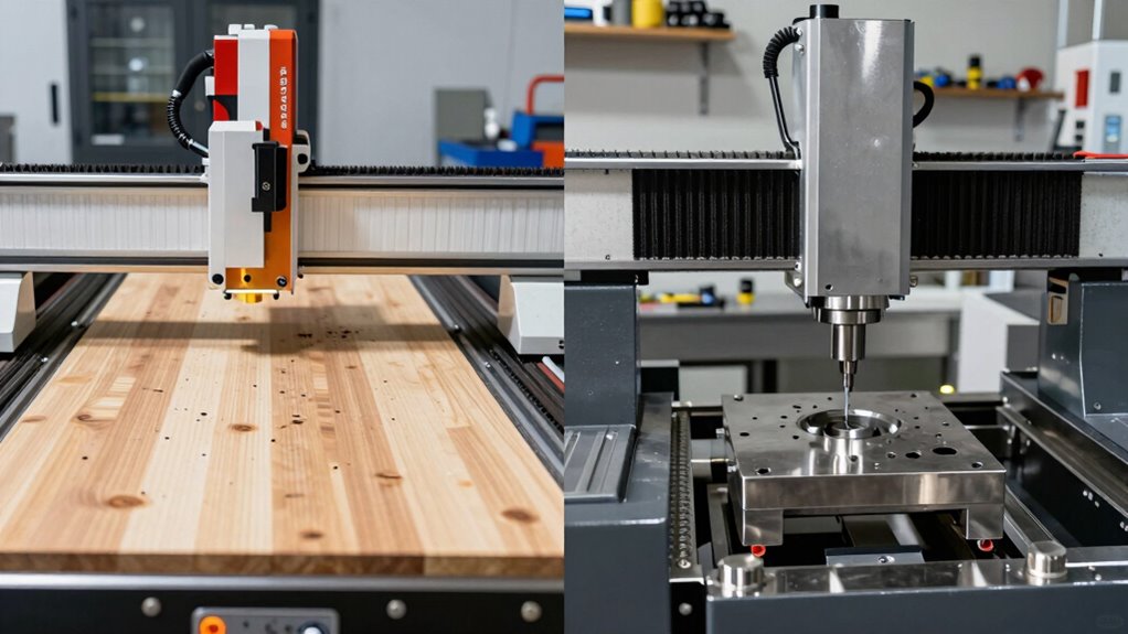 cnc router vs mill