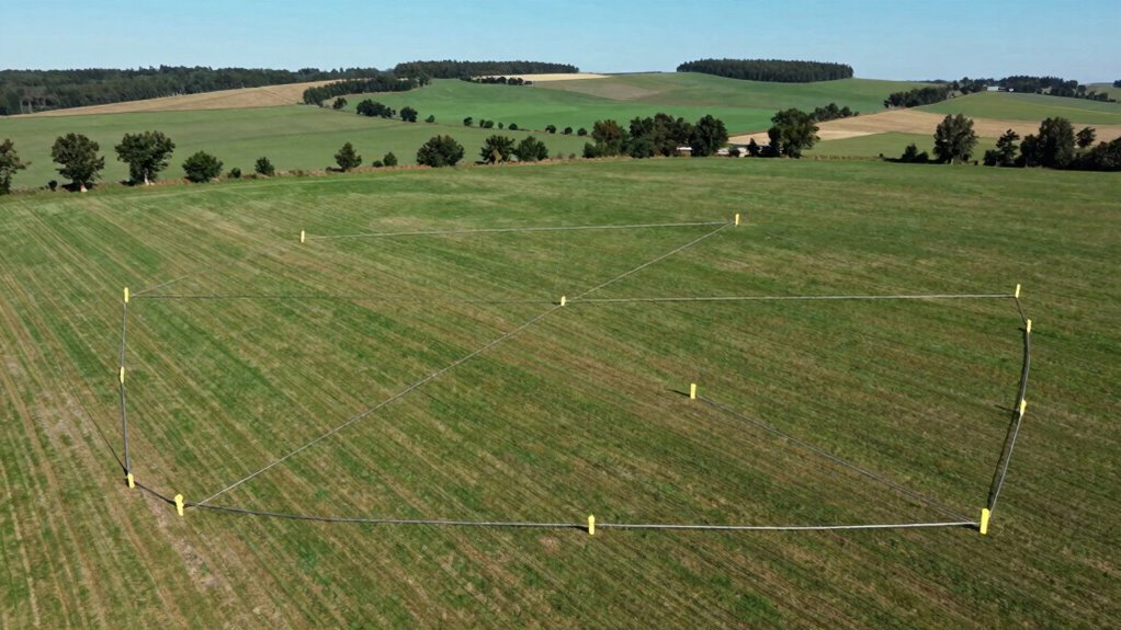 connected points for land mapping