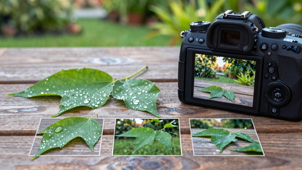 consistent lighting and angles