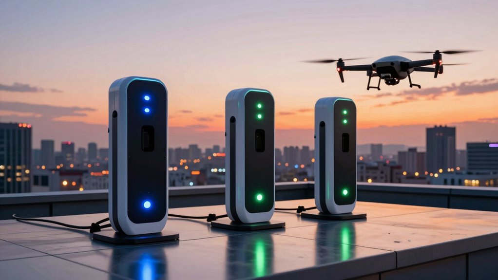 drone battery charging stations