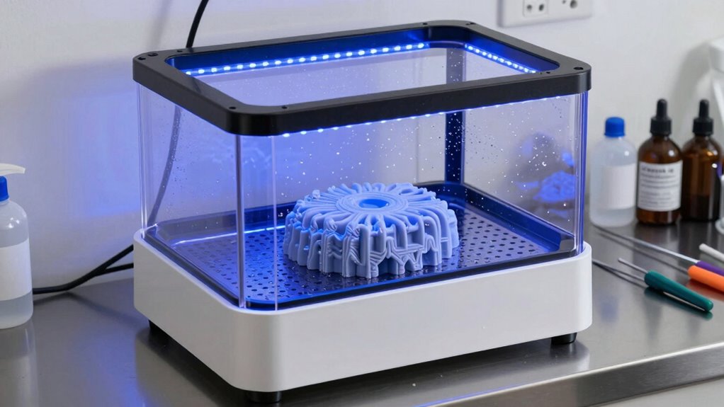 ensure proper resin curing