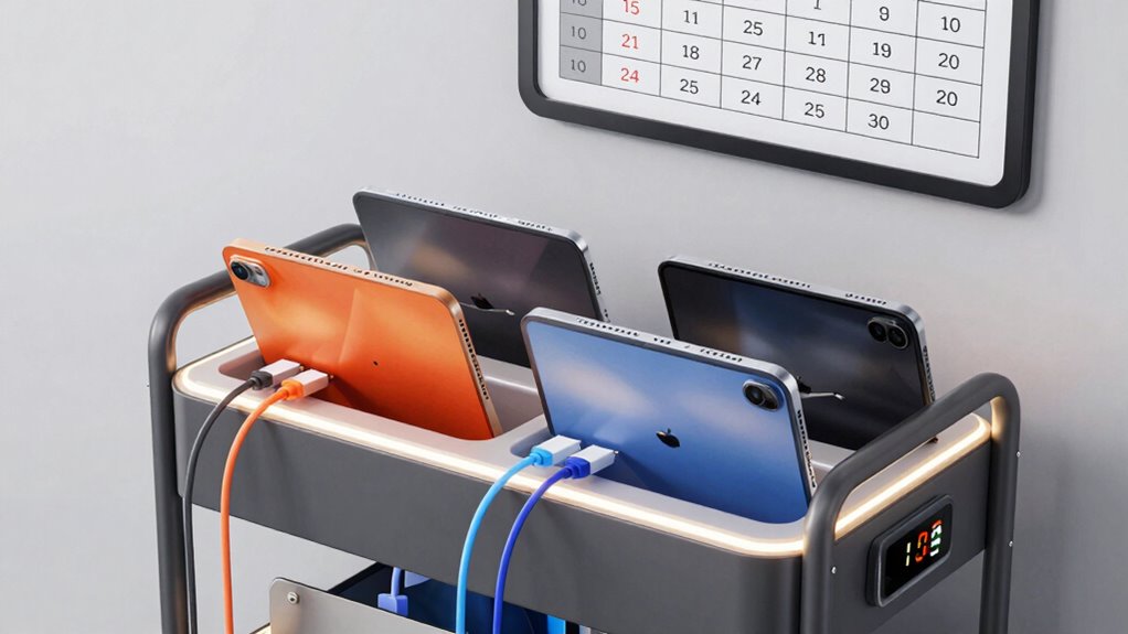 establish consistent charging routines