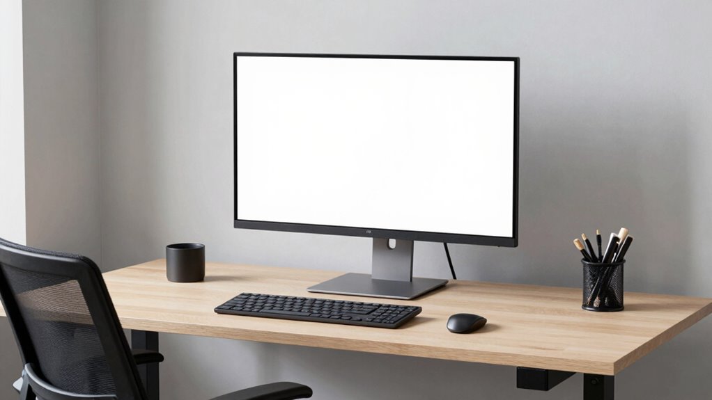 ideal monitor setup ergonomics