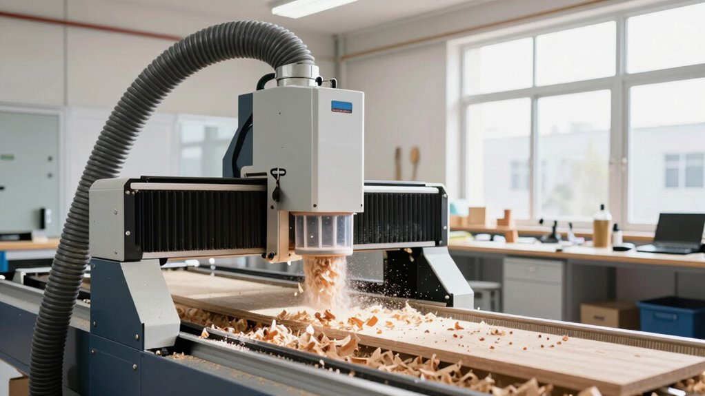 installing cnc dust collector