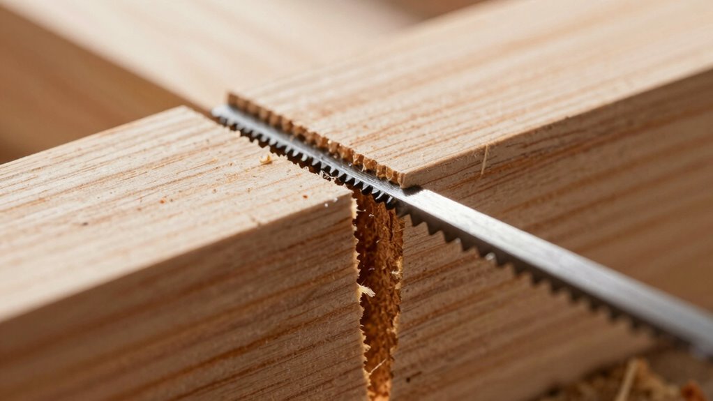 kerf influences woodworking precision